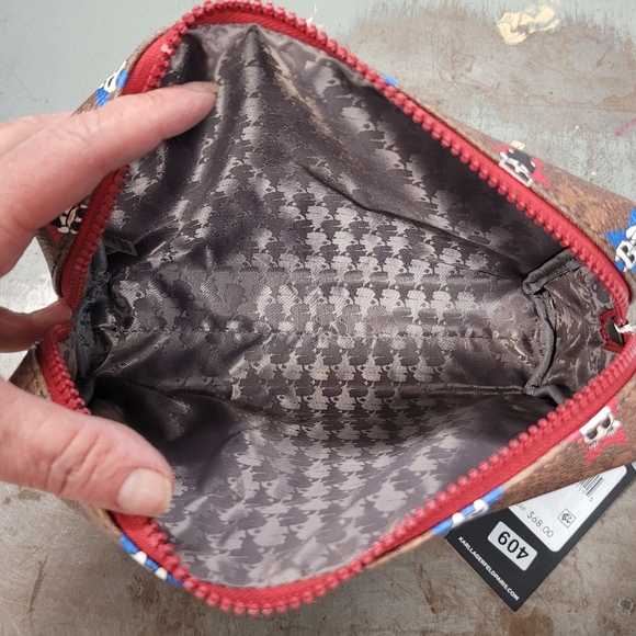 Karl Lagerfeld Paris Women's Maybelle Slg Cosmetic Bag - Picture 4 of 9